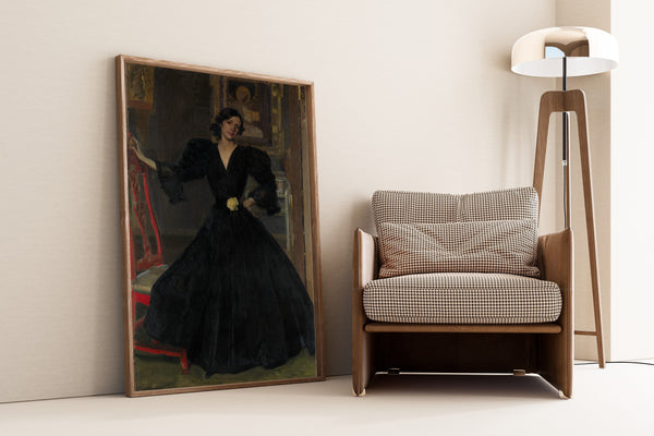 Joaquín Sorolla — Señora de Sorolla in Black | Fine Art Print