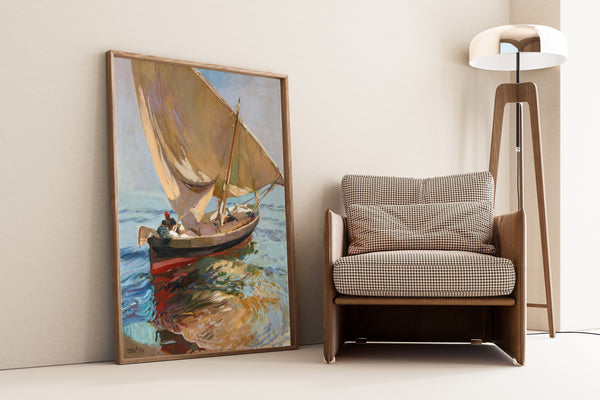Joaquín Sorolla — Setting Out to Sea, Valencia (Camino de la pesca) | Fine Art Print