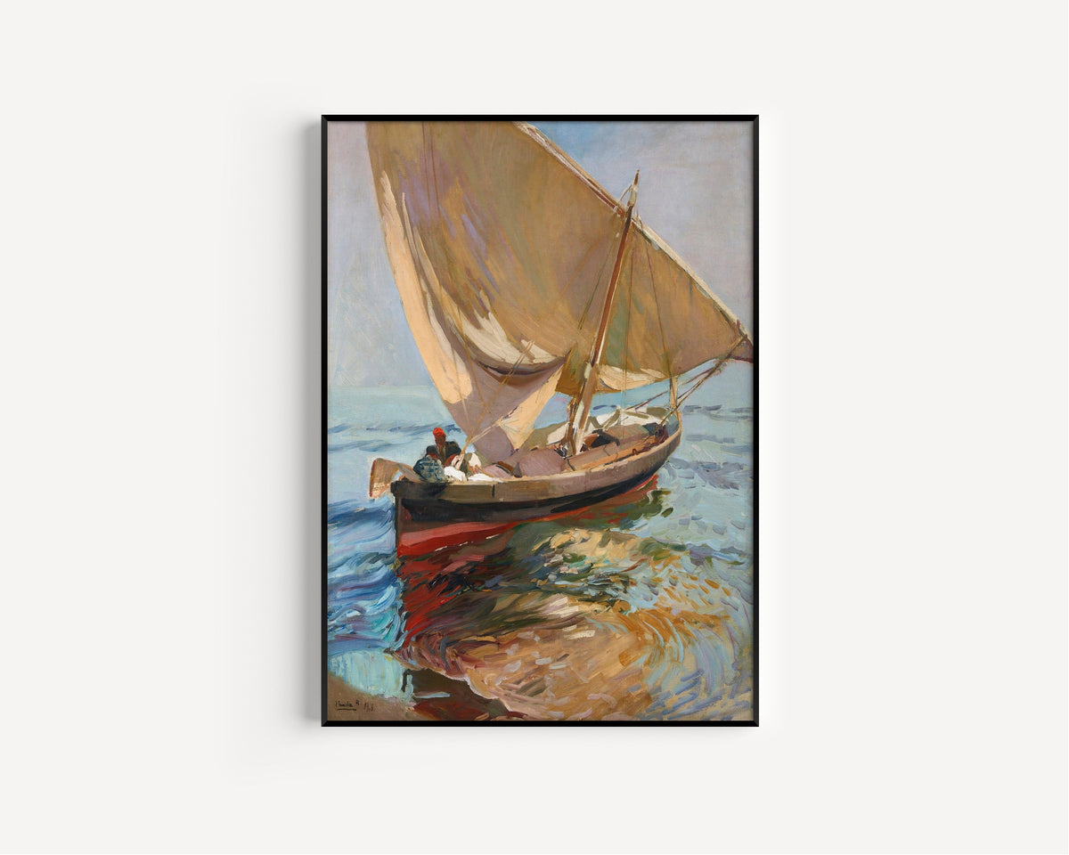 Joaquín Sorolla — Setting Out to Sea, Valencia (Camino de la pesca) | Fine Art Print