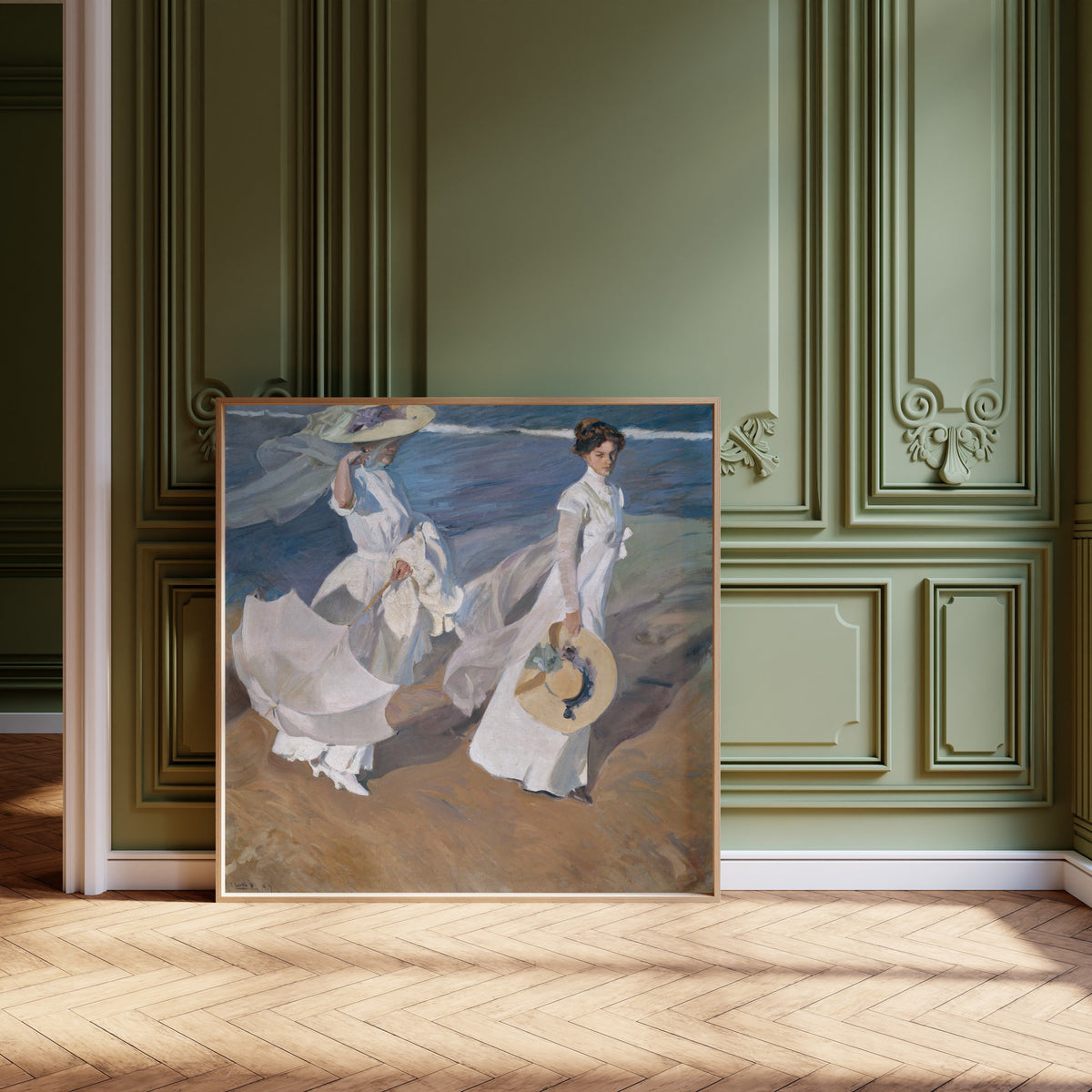 Joaquín Sorolla — Strolling along the Seashore | Fine Art Print - 9ArtPrints