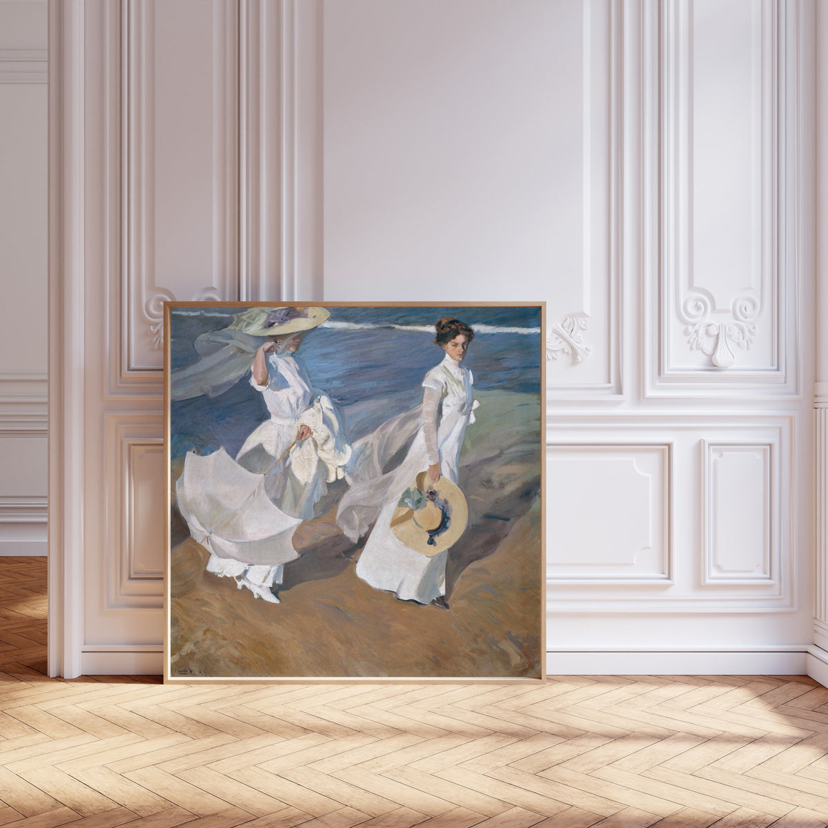 Joaquín Sorolla — Strolling along the Seashore | Fine Art Print - 9ArtPrints