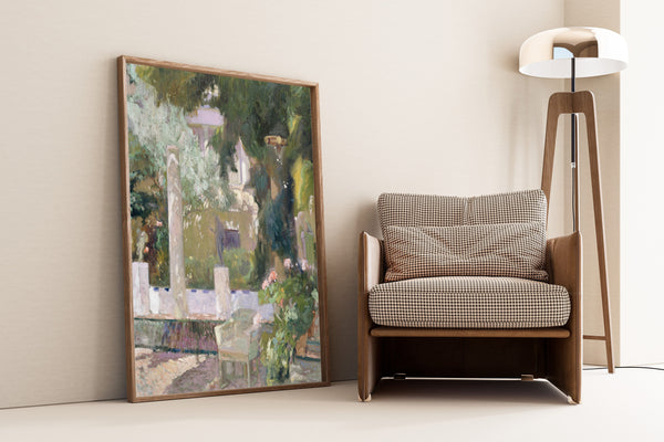 Joaquín Sorolla — The Gardens at the Sorolla Family House | Fine Art Print
