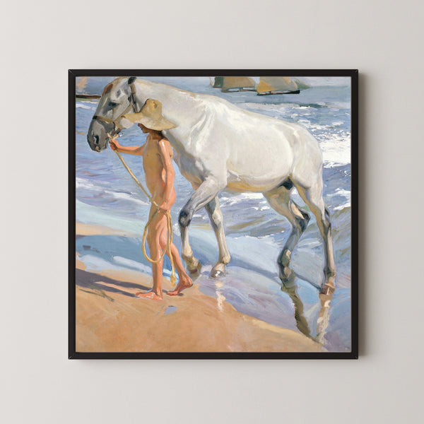 Joaquín Sorolla — The Horse's Bath | Fine Art Print
