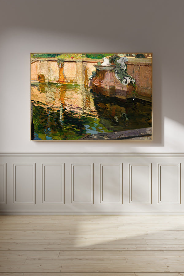 Joaquín Sorolla — The Horses Fountain, La Granja | Fine Art Print