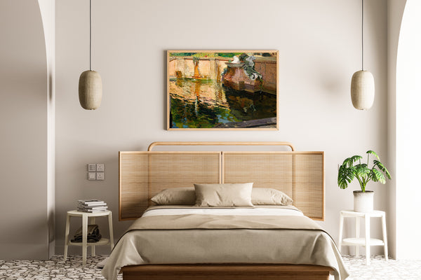 Joaquín Sorolla — The Horses Fountain, La Granja | Fine Art Print