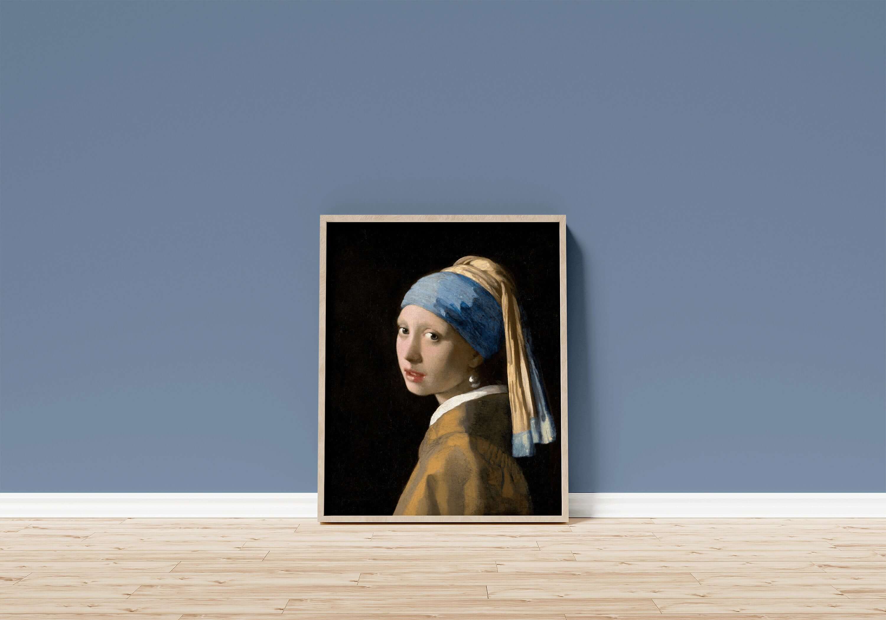 Johannes Vermeer - Girl With A Pearl Earring | Famous Art Pablo Picasso - Dove | Famous Sketch Art in Beige (available framed or unframed) - 9ArtPrints