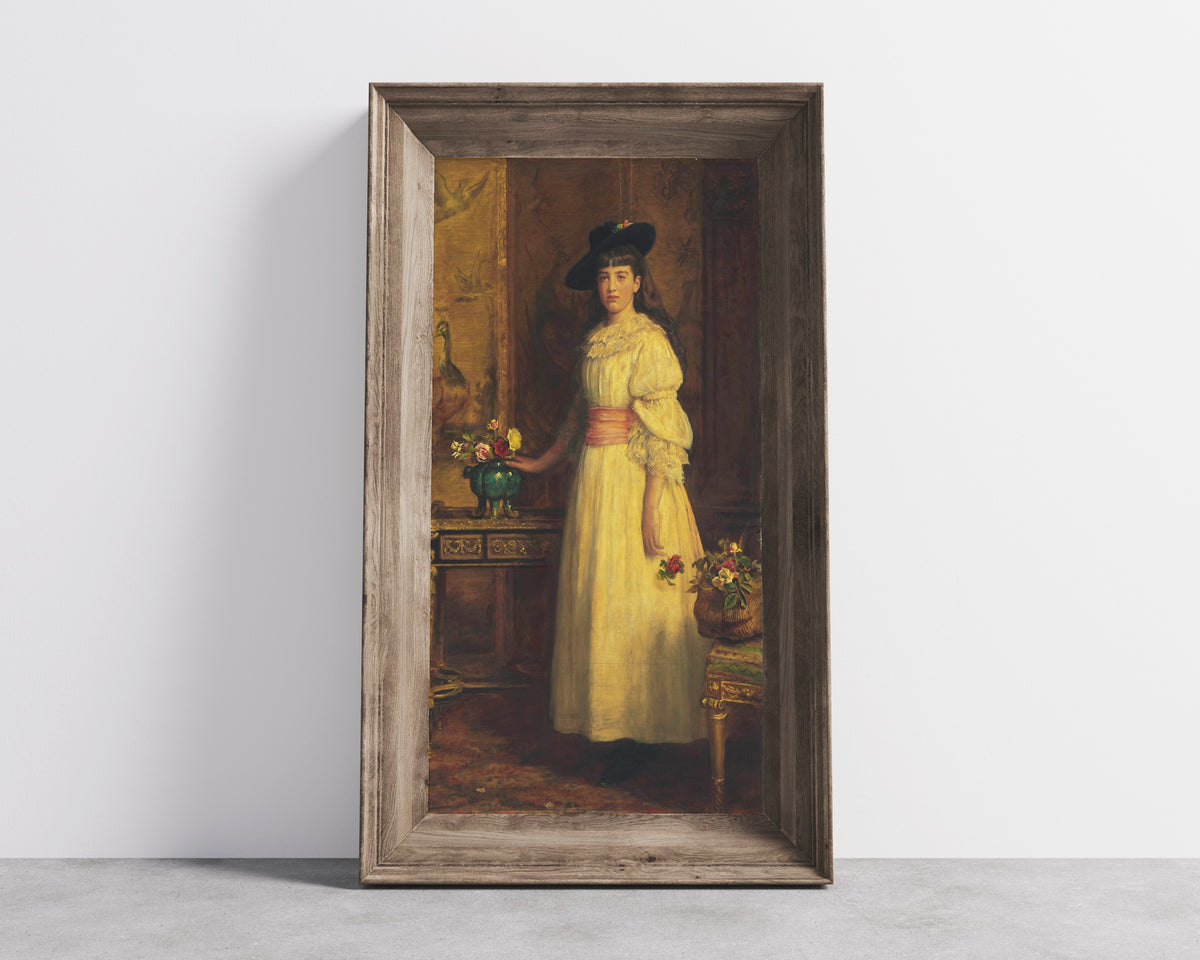 John Everett Millais — Miss Gertrude Vanderbilt | Pre-Raphaelite Art Print