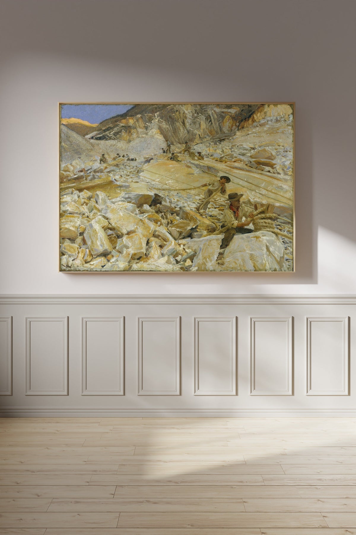 John Singer Sargent — Bringing Down Marble from the Quarries to Carrara | Fine Art Print - 9ArtPrints