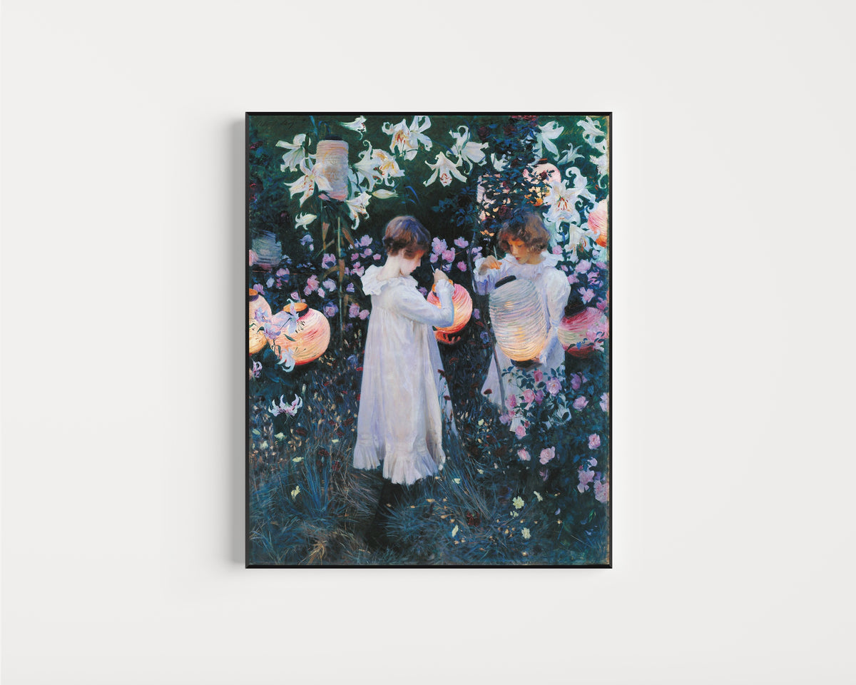 John Singer Sargent — Carnation, Lily, Lily, Rose | Fine Art Print