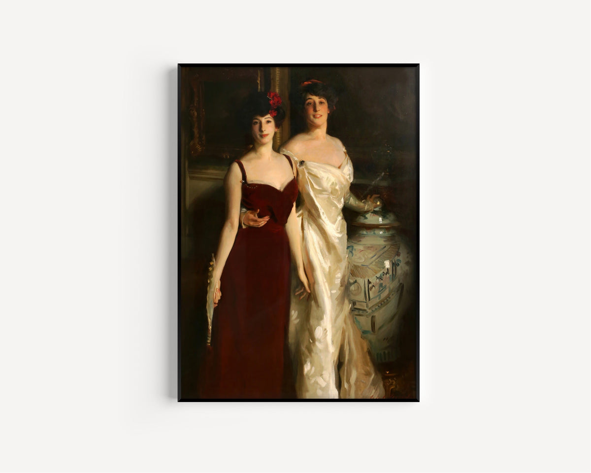 John Singer Sargent — Ena and Betty, Daughters of Asher and Mrs. Wertheimer | Fine Art Print - 9ArtPrints