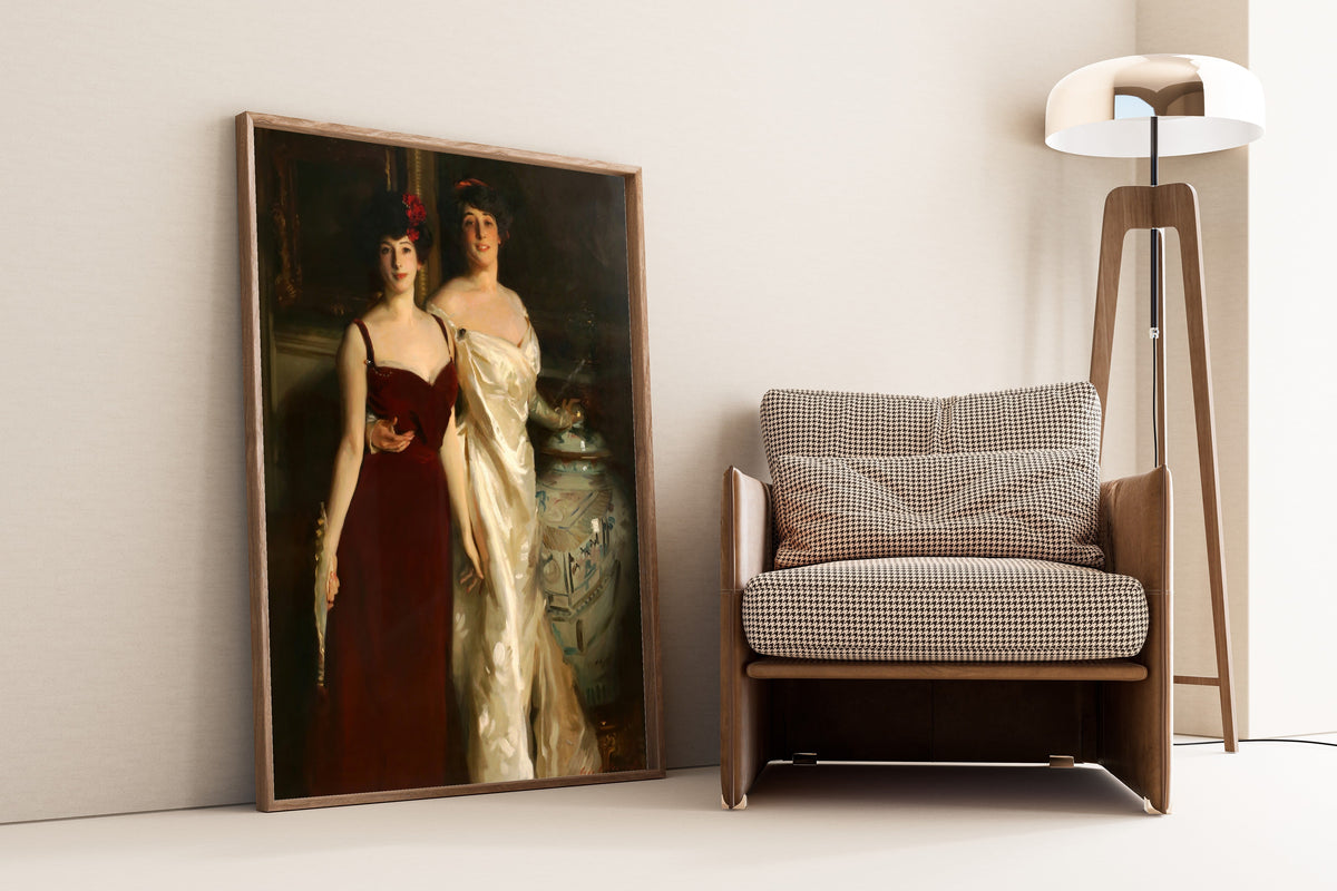 John Singer Sargent — Ena and Betty, Daughters of Asher and Mrs. Wertheimer | Fine Art Print - 9ArtPrints