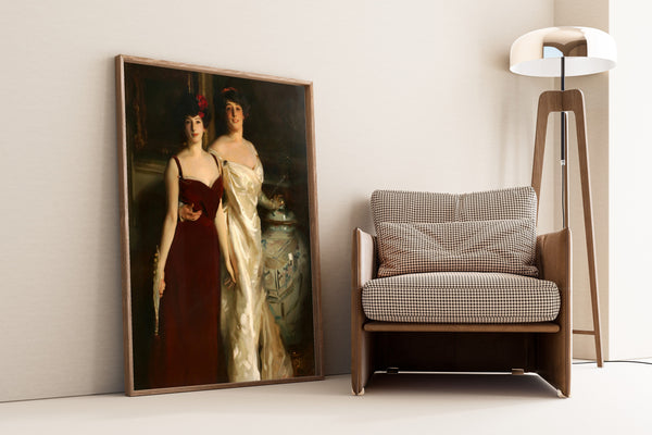 John Singer Sargent — Ena and Betty, Daughters of Asher and Mrs. Wertheimer | Fine Art Print