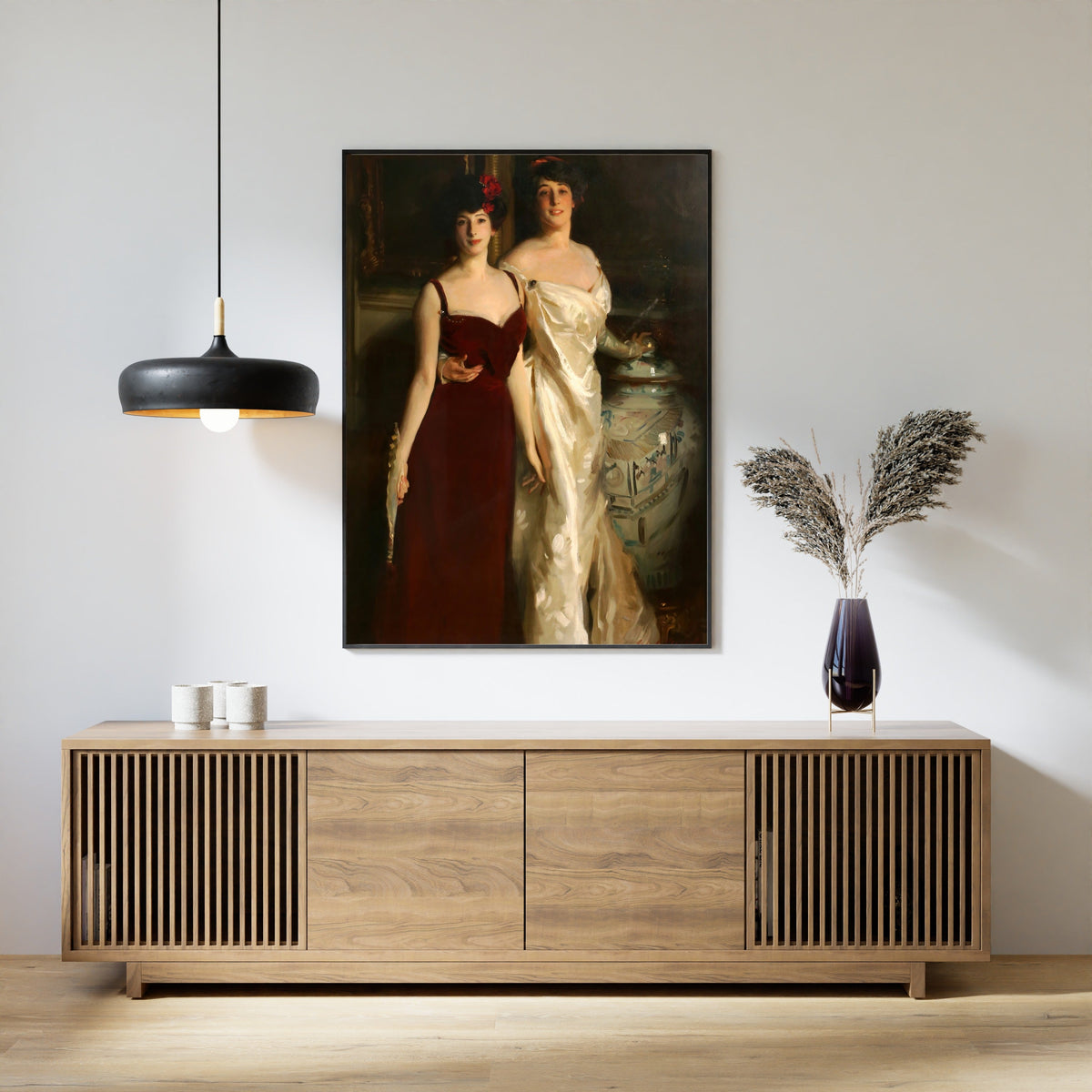 John Singer Sargent — Ena and Betty, Daughters of Asher and Mrs. Wertheimer | Fine Art Print - 9ArtPrints