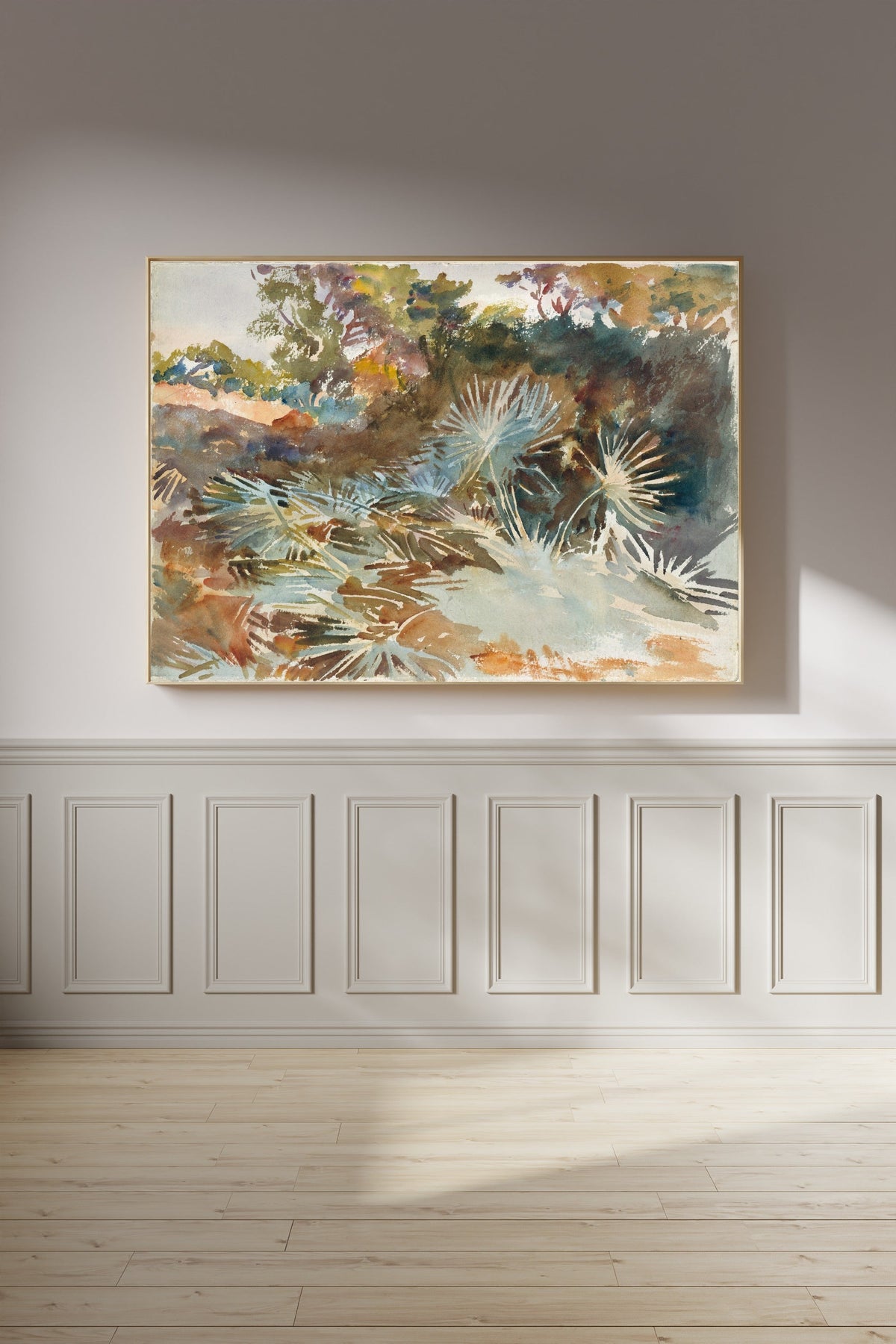 John Singer Sargent — Landscape with Palmettos | Fine Art Print - 9ArtPrints