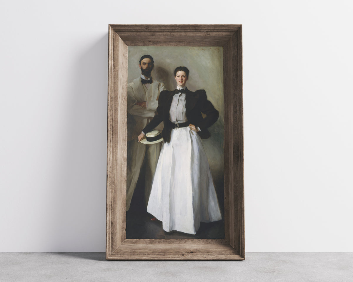 John Singer Sargent — Mr. and Mrs. I. N. Phelps Stokes | Fine Art Print - 9ArtPrints