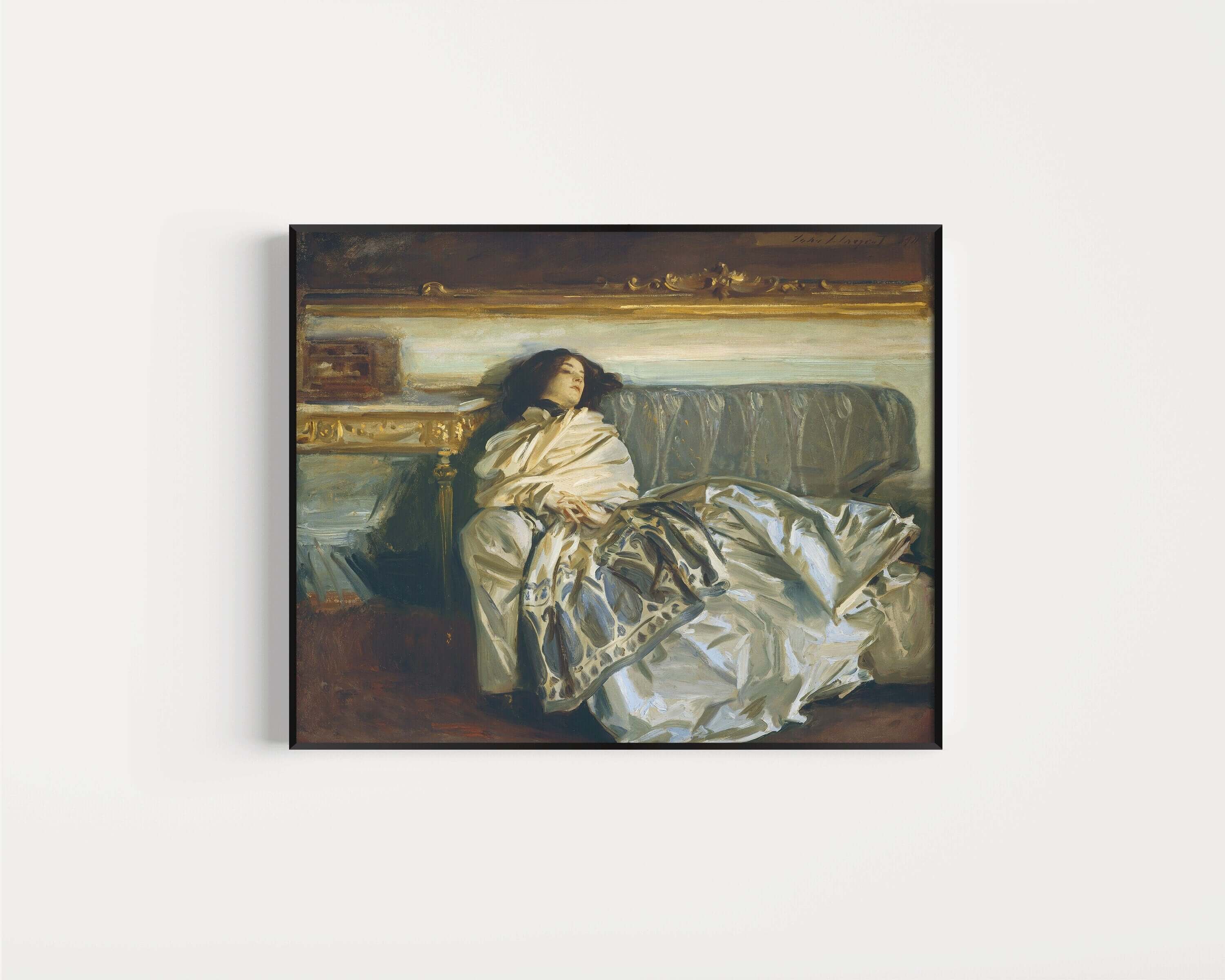 John Singer Sargent - NONCHALOIR | Famous Art (available framed or unframed) - 9ArtPrints