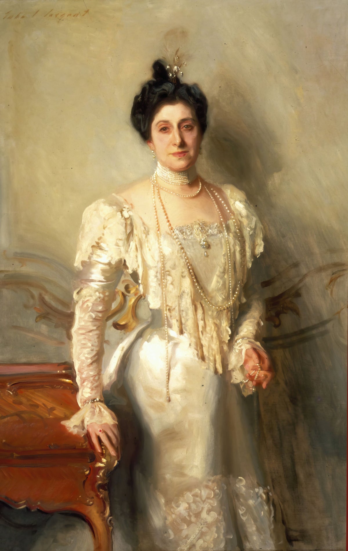 John Singer Sargent — Portrait of Mrs. Asher B. Wertheimer | Fine Art Print - 9ArtPrints
