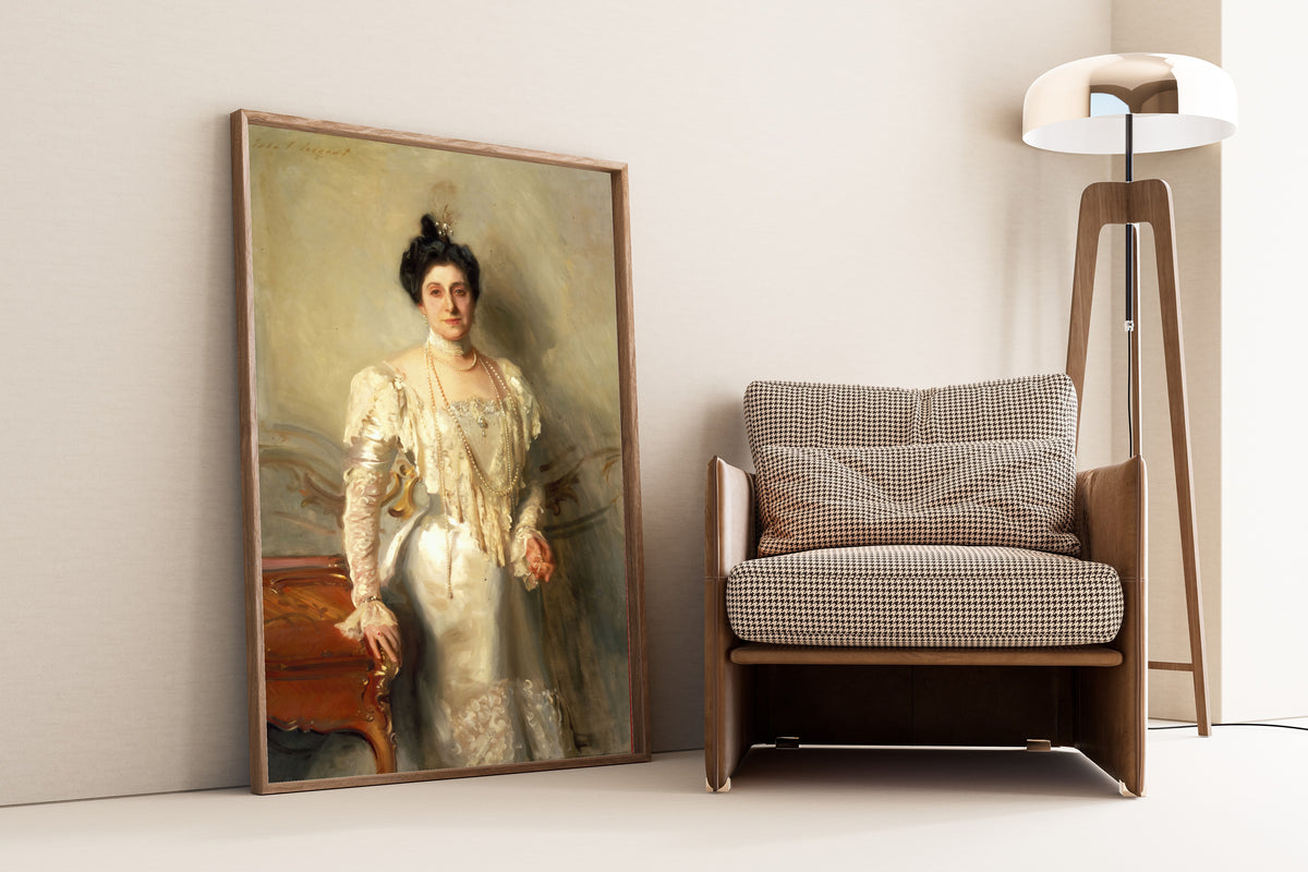 John Singer Sargent — Portrait of Mrs. Asher B. Wertheimer | Fine Art Print - 9ArtPrints