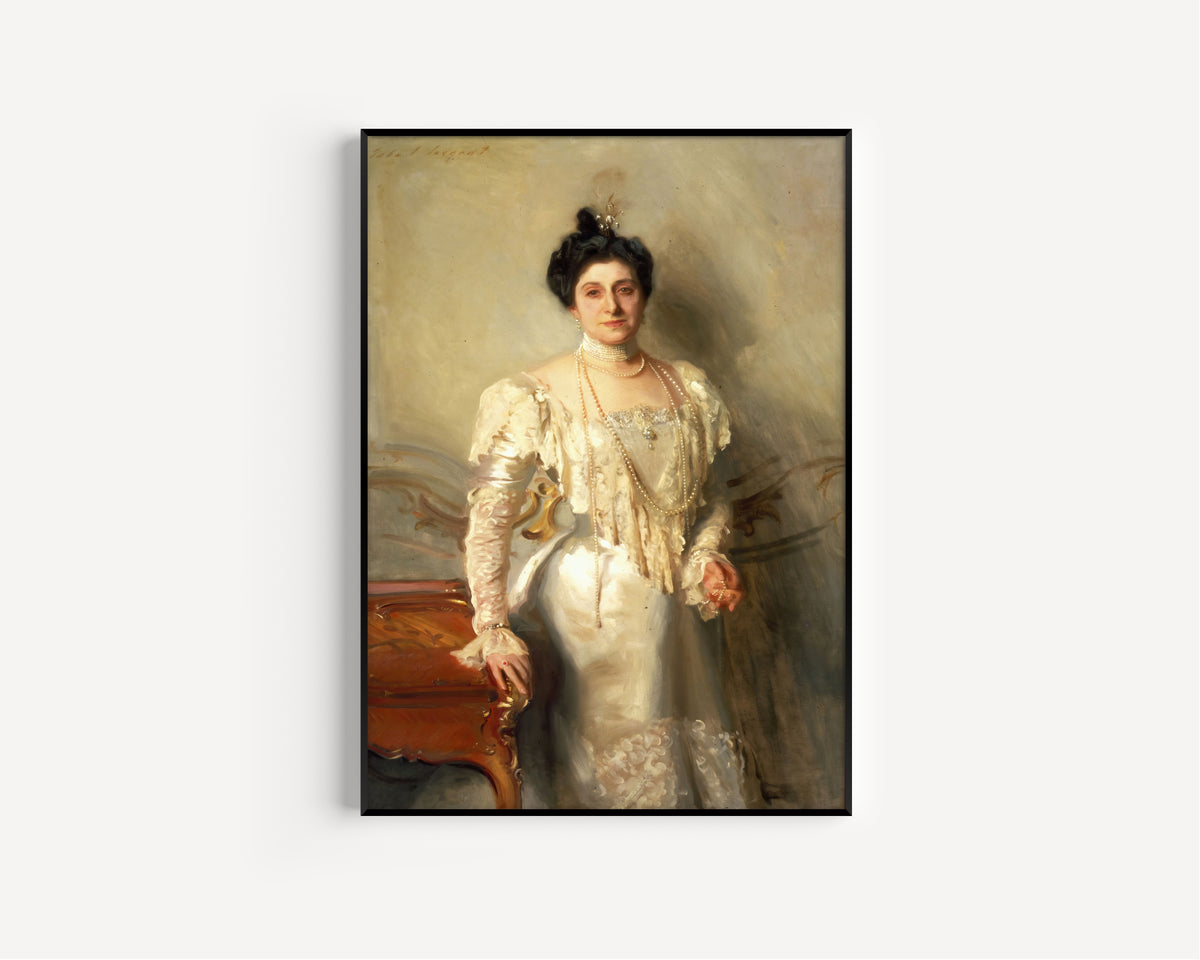 John Singer Sargent — Portrait of Mrs. Asher B. Wertheimer | Fine Art Print - 9ArtPrints