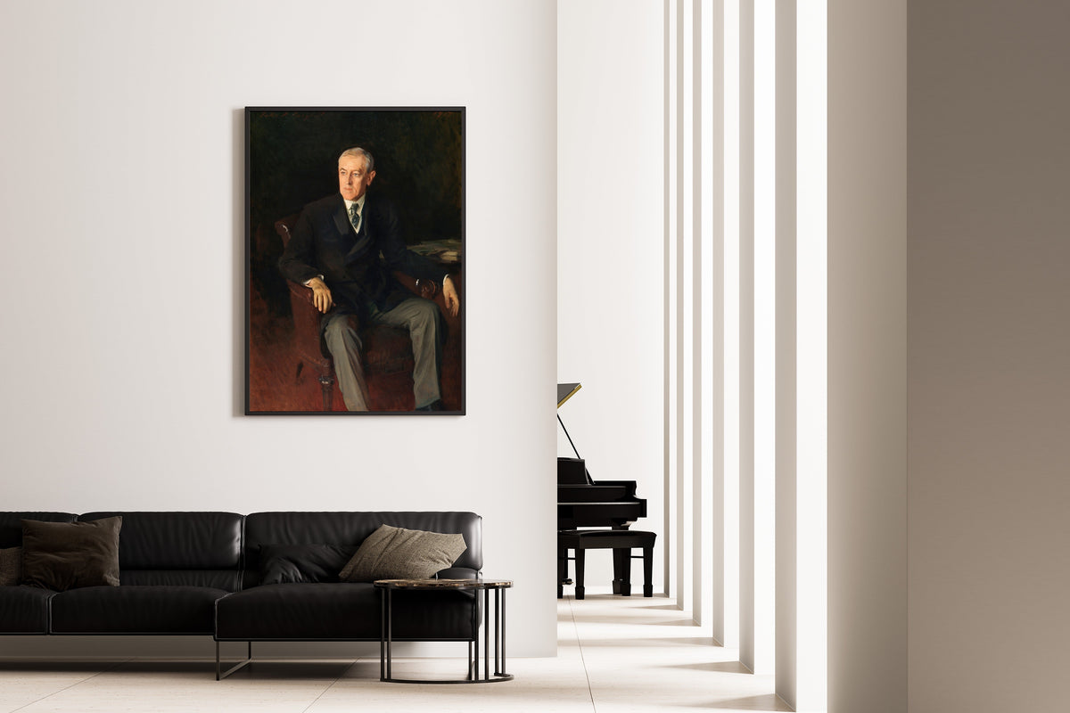 John Singer Sargent — Portrait of Woodrow Wilson | Fine Art Print - 9ArtPrints