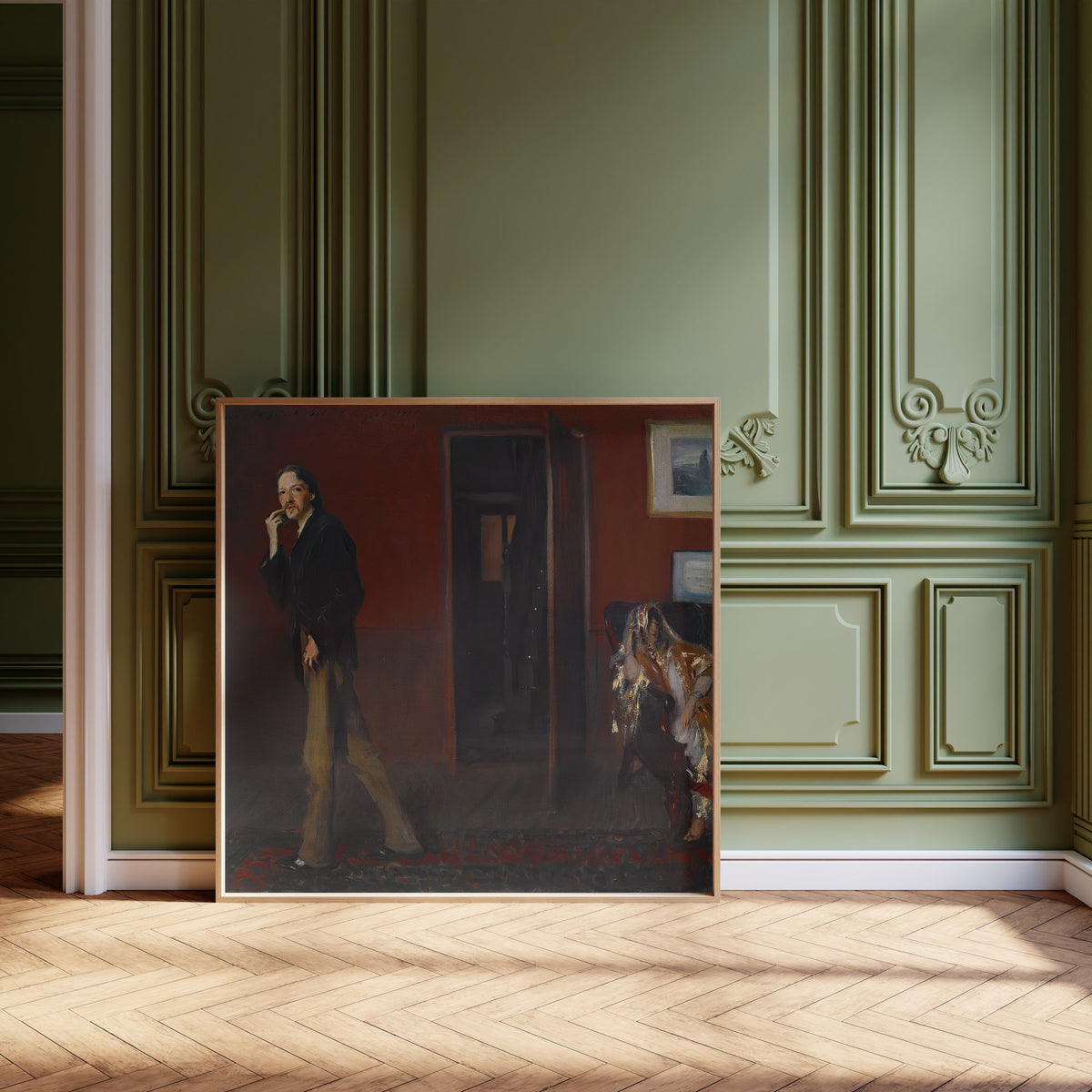 John Singer Sargent — Robert Louis Stevenson and His Wife | Fine Art Print - 9ArtPrints