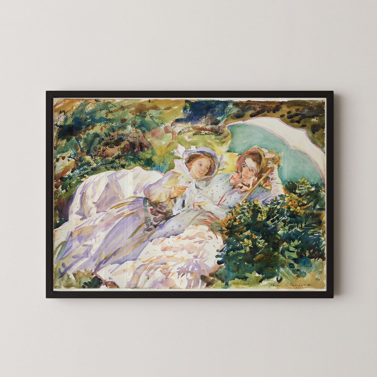 John Singer Sargent — Simplon Pass: The Tease | Fine Art Print - 9ArtPrints