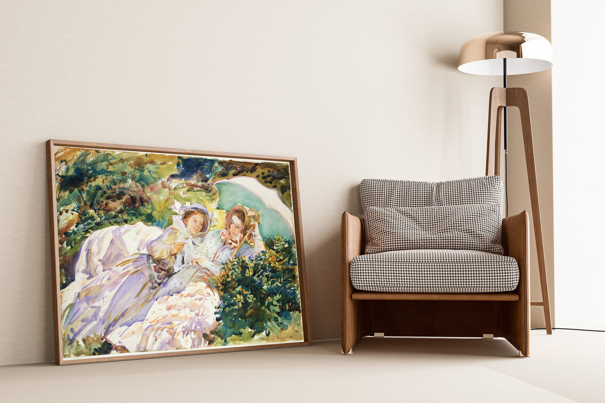 John Singer Sargent — Simplon Pass: The Tease | Fine Art Print - 9ArtPrints