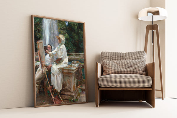 John Singer Sargent — The Fountain, Villa Torlonia, Frascati | Fine Art Print