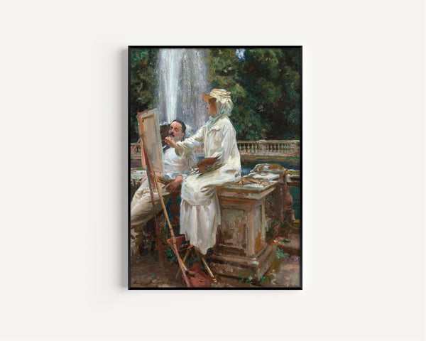 John Singer Sargent — The Fountain, Villa Torlonia, Frascati | Fine Art Print