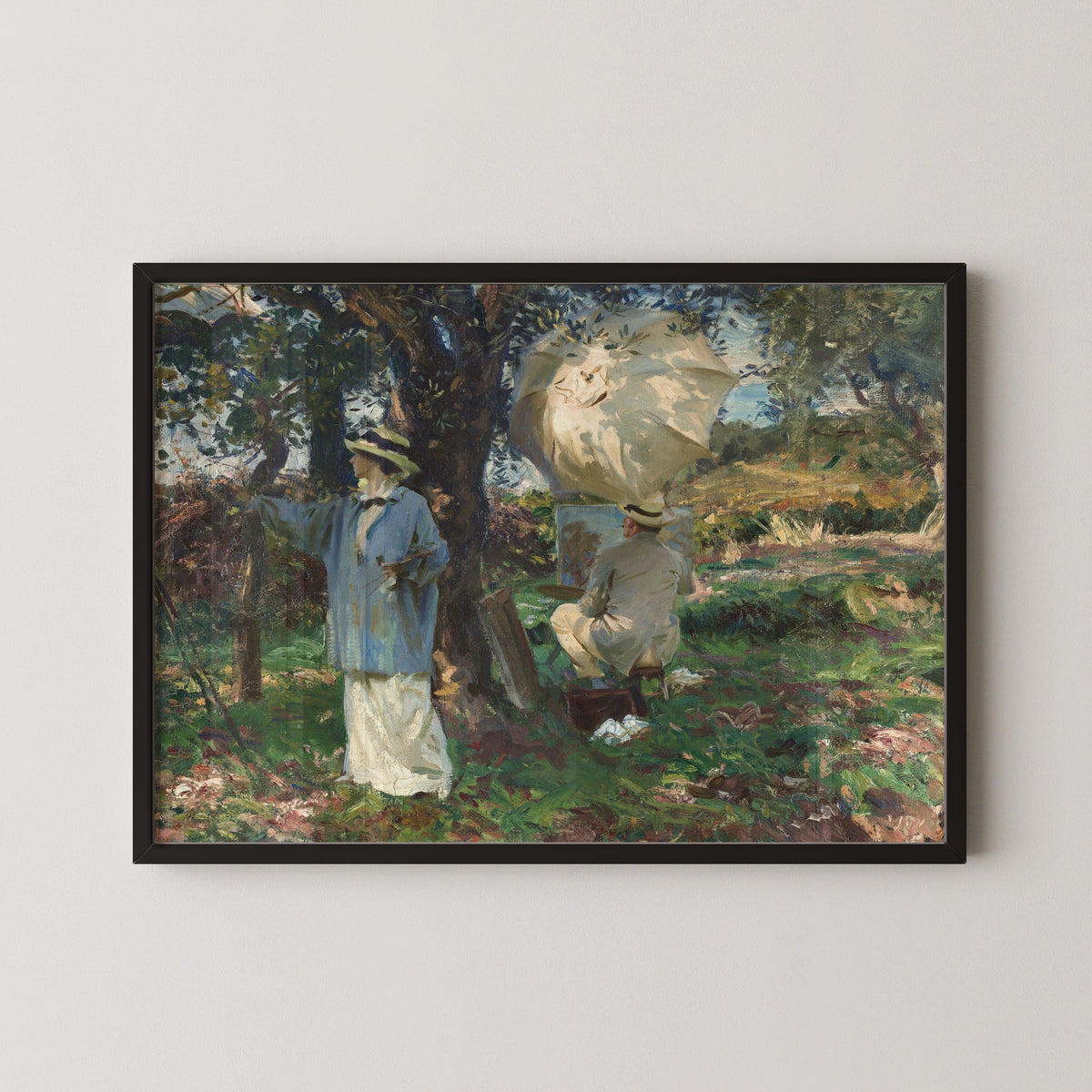 John Singer Sargent — The Sketchers | Fine Art Print - 9ArtPrints