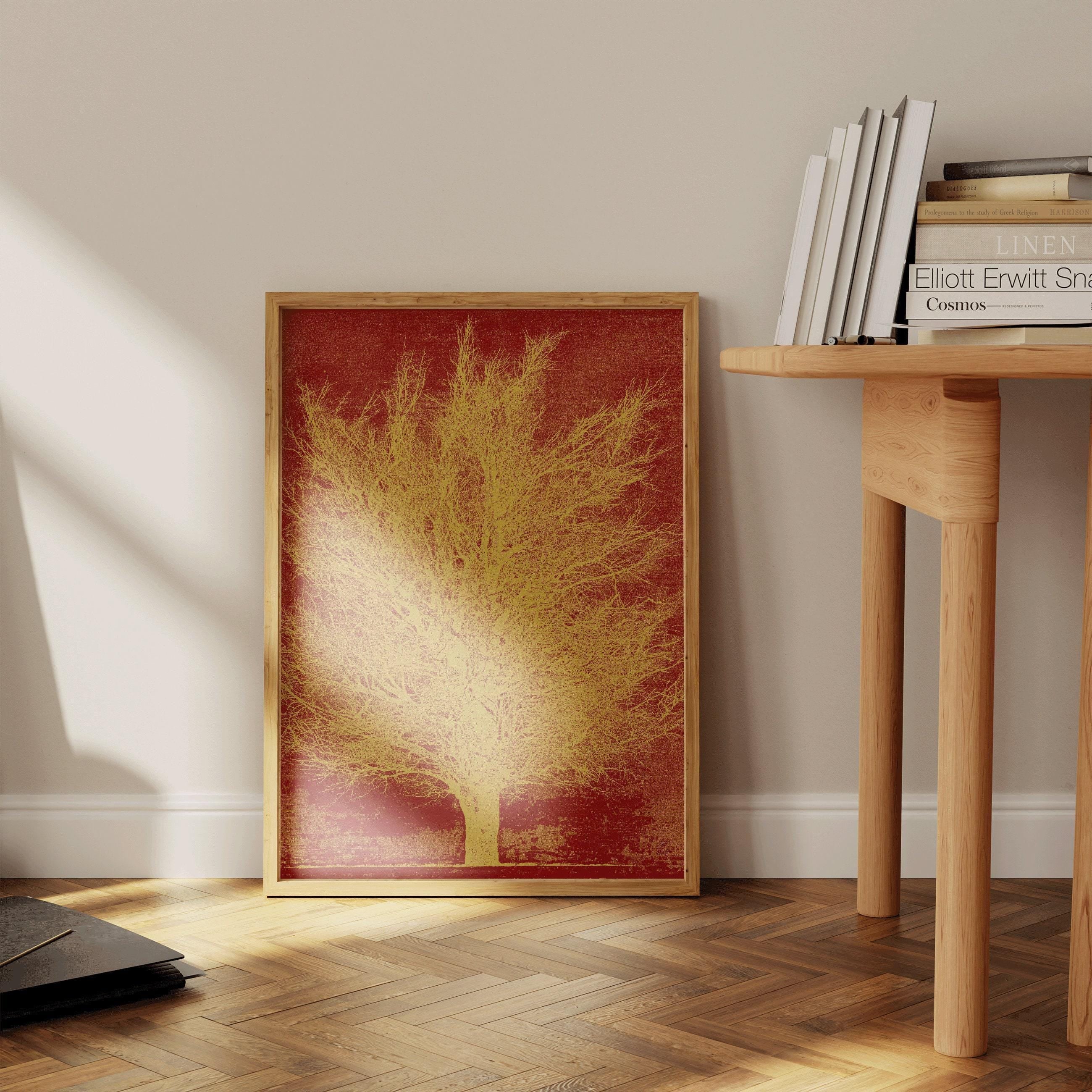 Joichi Hoshi - Gold Tree (Remix) | PREMIUM GICLÉE PRINT | Vintage Japanese Woodblock Art | (available handframed or unframed) - 9ArtPrints