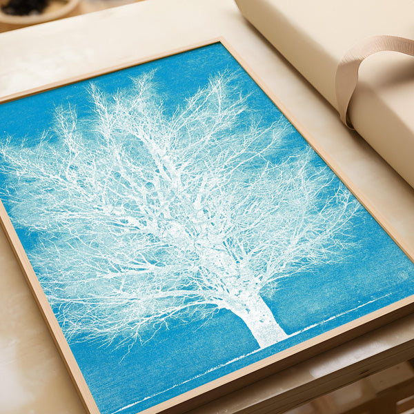 Joichi Hoshi — Ice Tree | Sosaku-hanga Print