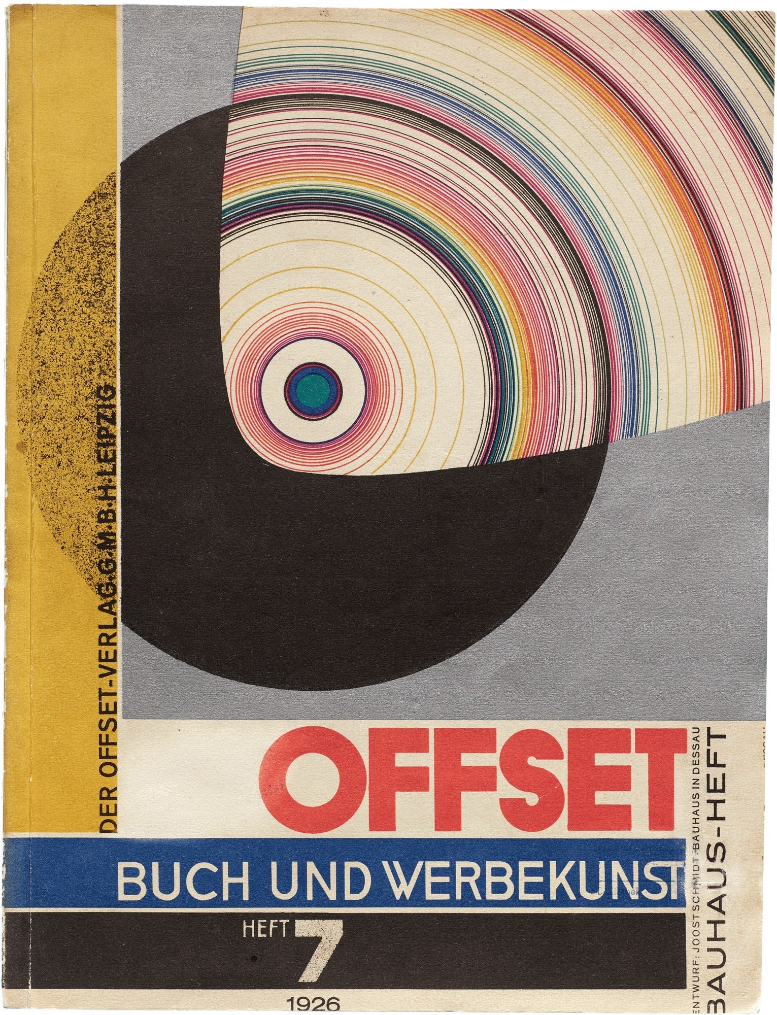Joost Schmidt — Bauhaus Offset Magazine Cover | Bauhaus Fine Art Print - 9ArtPrints