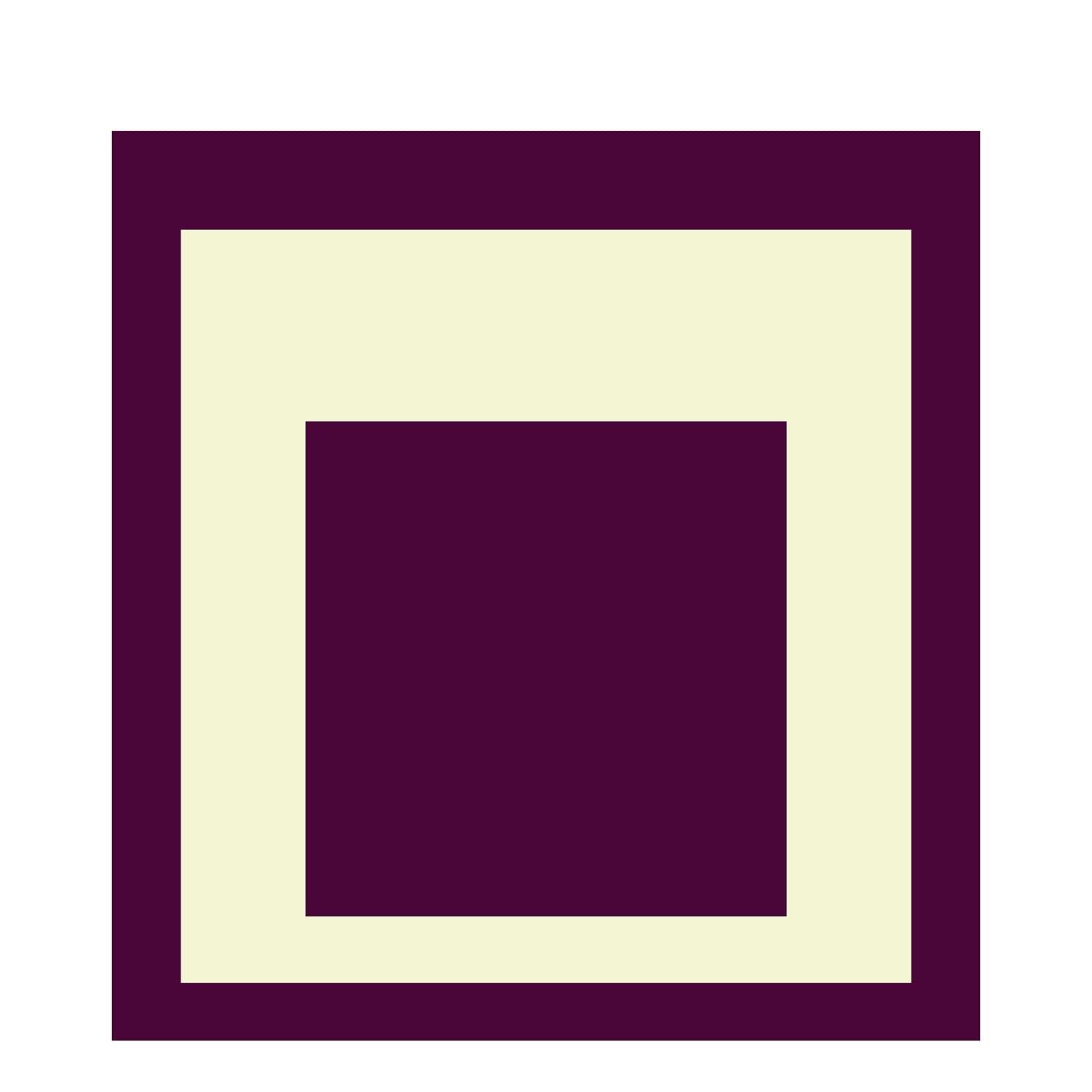 Josef Albers Inspired 'Dessert' Art Print 'Homage to the Square' Mid - Century Modern Giclee, Framed Option - 9ArtPrints