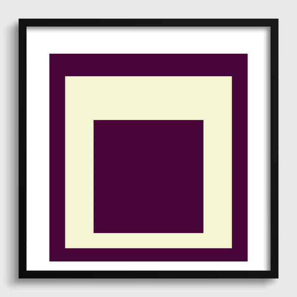 Dessert — Homage to the Square | Mid-Century Modern Art Print