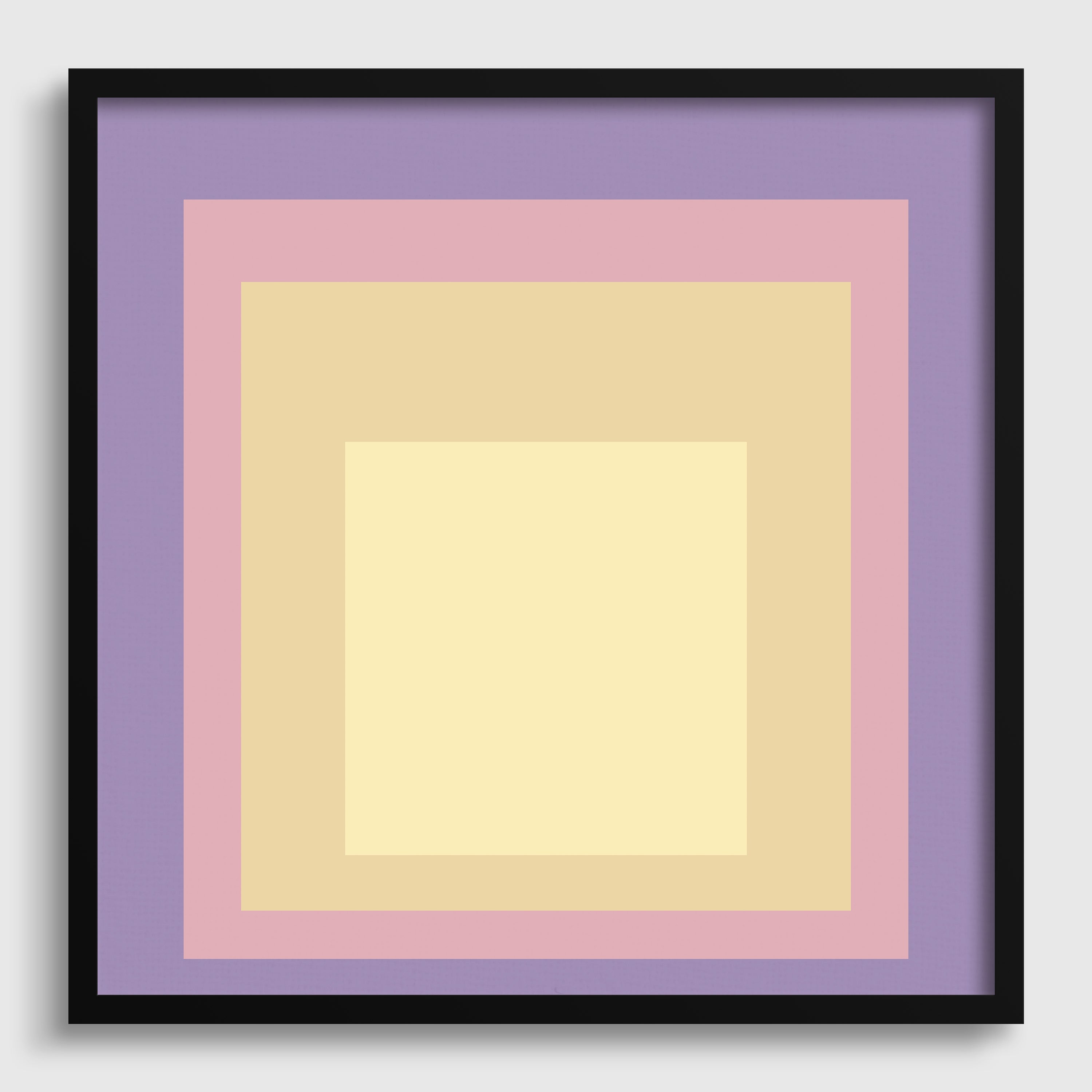 Josef Albers Inspired ‚ÄòDusk‚Äô Art Print: Mid - Century Modern Homage to the Square - 9ArtPrints