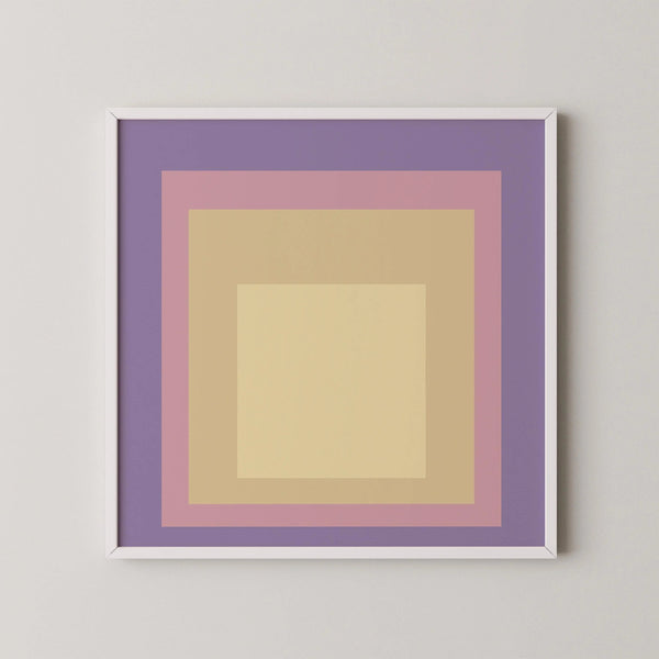 Dusk — Homage to the Square | Mid-Century Modern Art Print