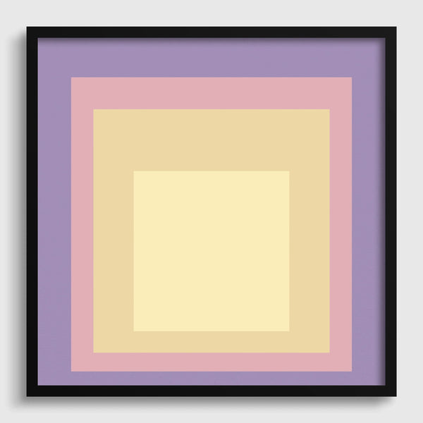 Dusk — Homage to the Square | Mid-Century Modern Art Print
