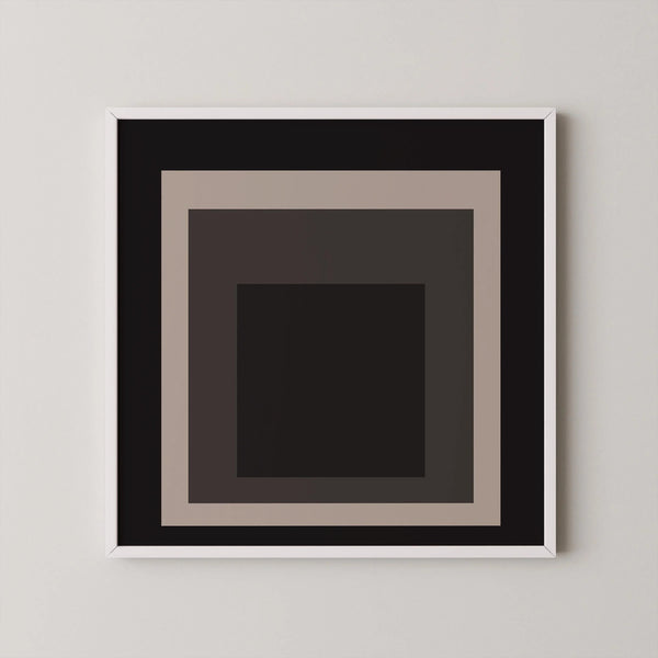 Elegance — Homage to the Square | Mid-Century Modern Art Print