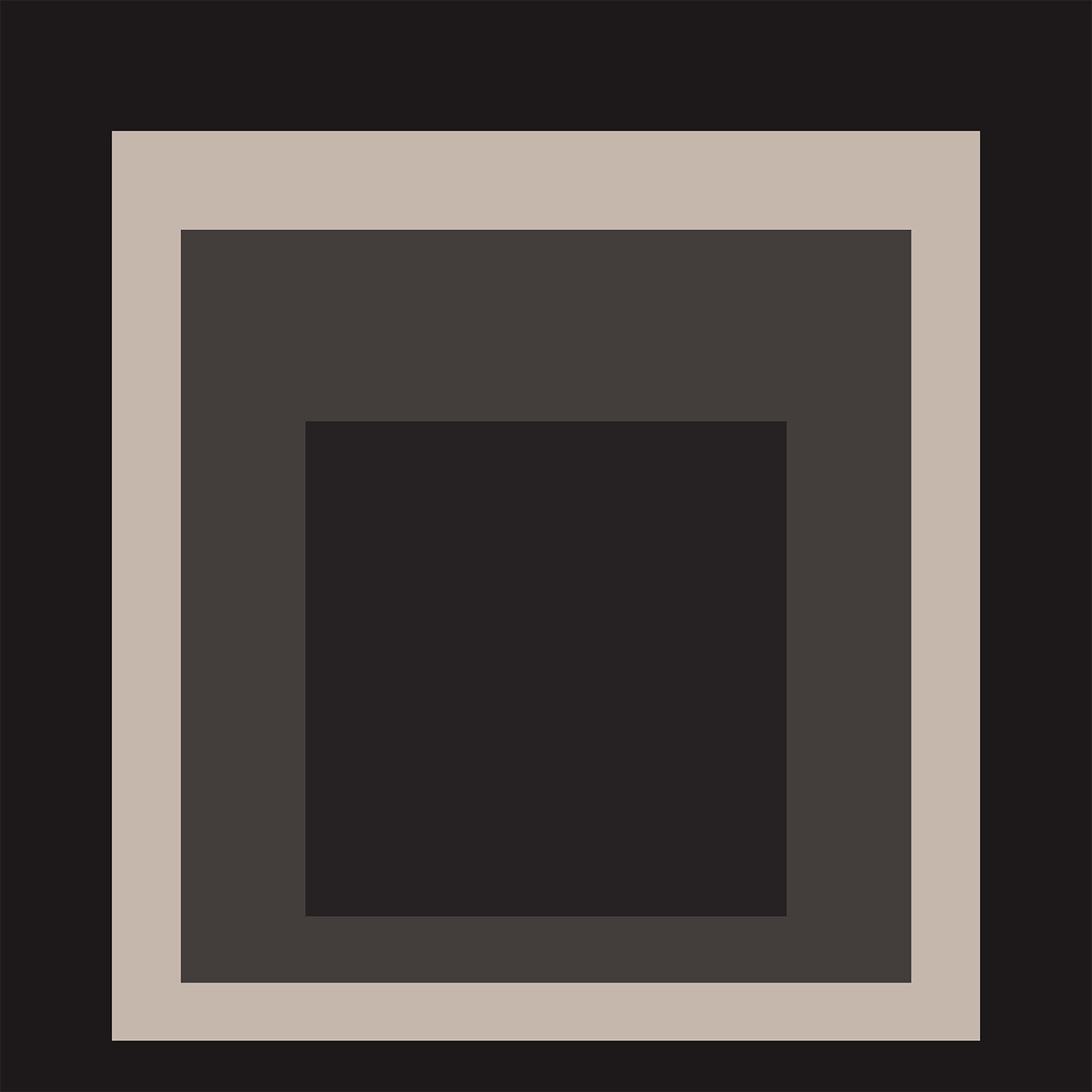 Josef Albers Inspired - Elegance - Homage to the Square Giclee Print: Mid - Century Modern Art - 9ArtPrints