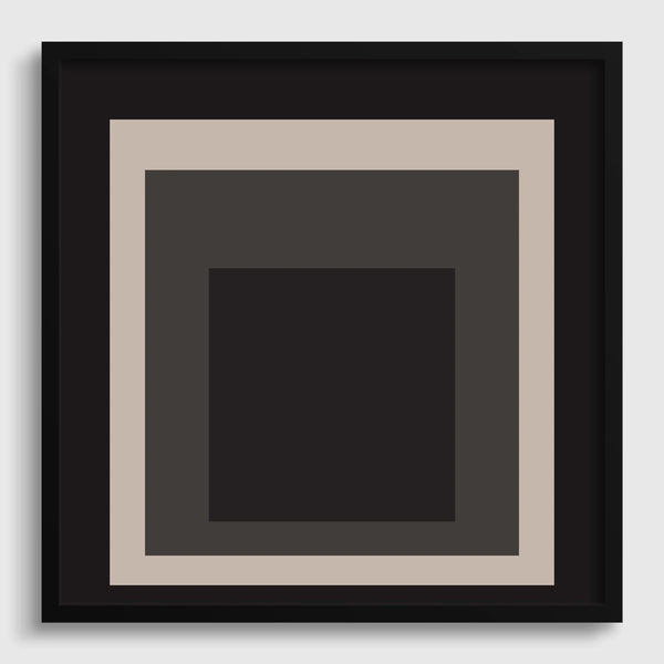 Elegance — Homage to the Square | Mid-Century Modern Art Print