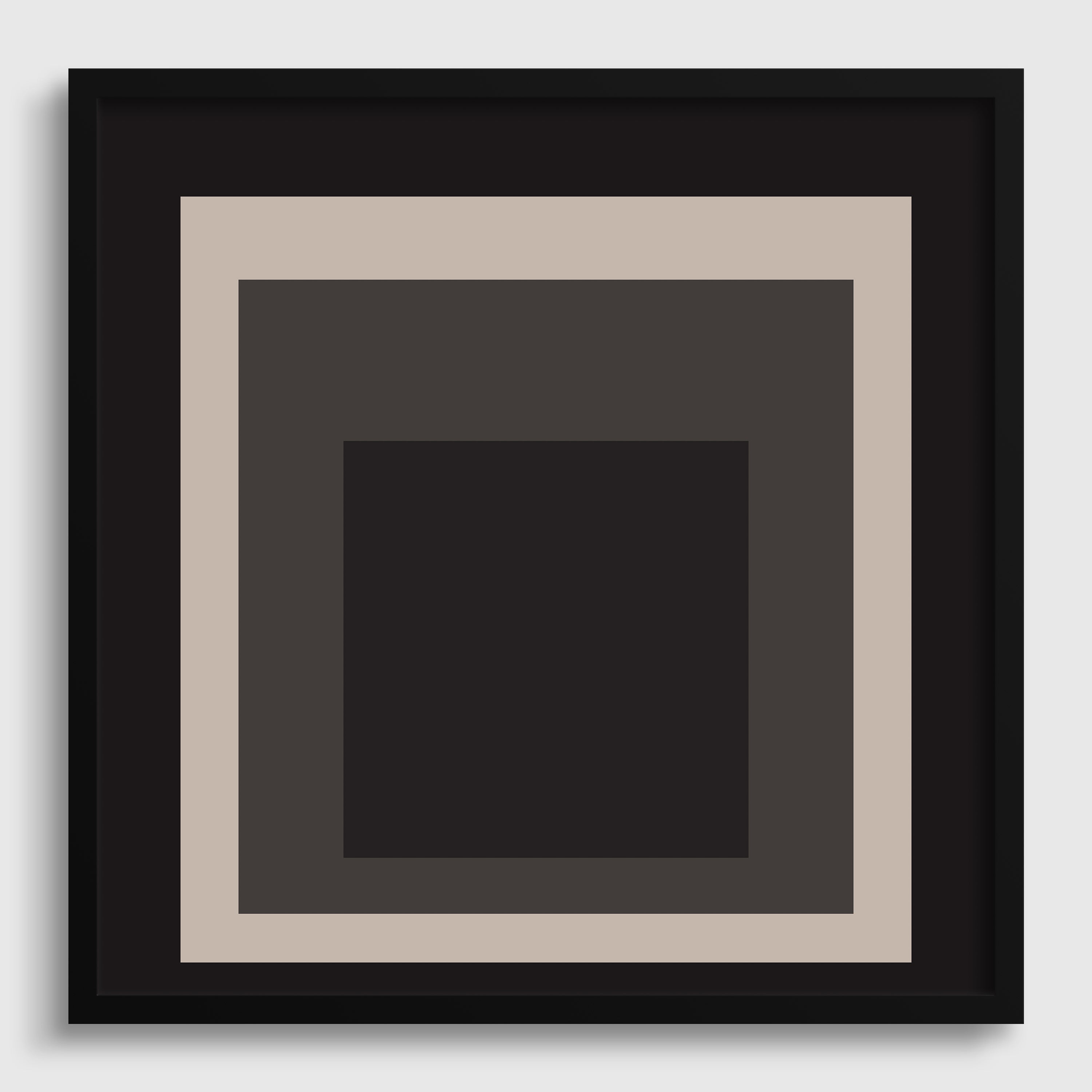 Josef Albers Inspired - Elegance - Homage to the Square Giclee Print: Mid - Century Modern Art - 9ArtPrints