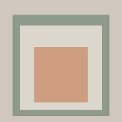 Grass Jelly — Homage to the Square | Mid-Century Modern Art Print
