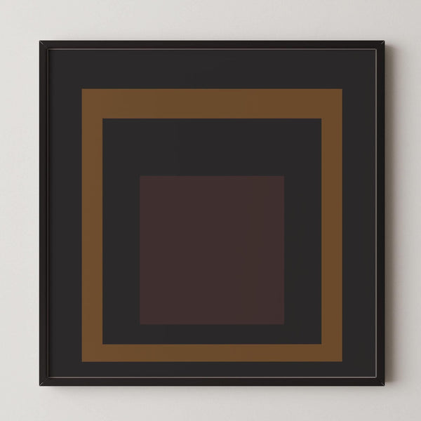 Gravity — Homage to the Square | Mid-Century Modern Art Print
