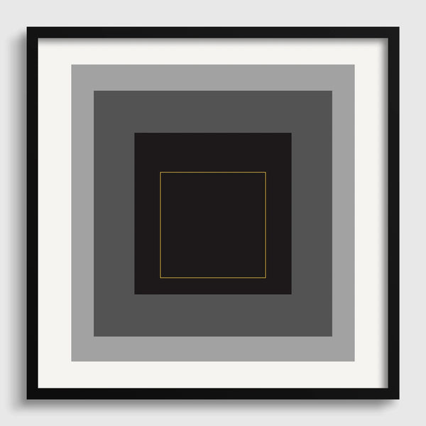 Infinite — Homage to the Square | Mid-Century Modern Art Print