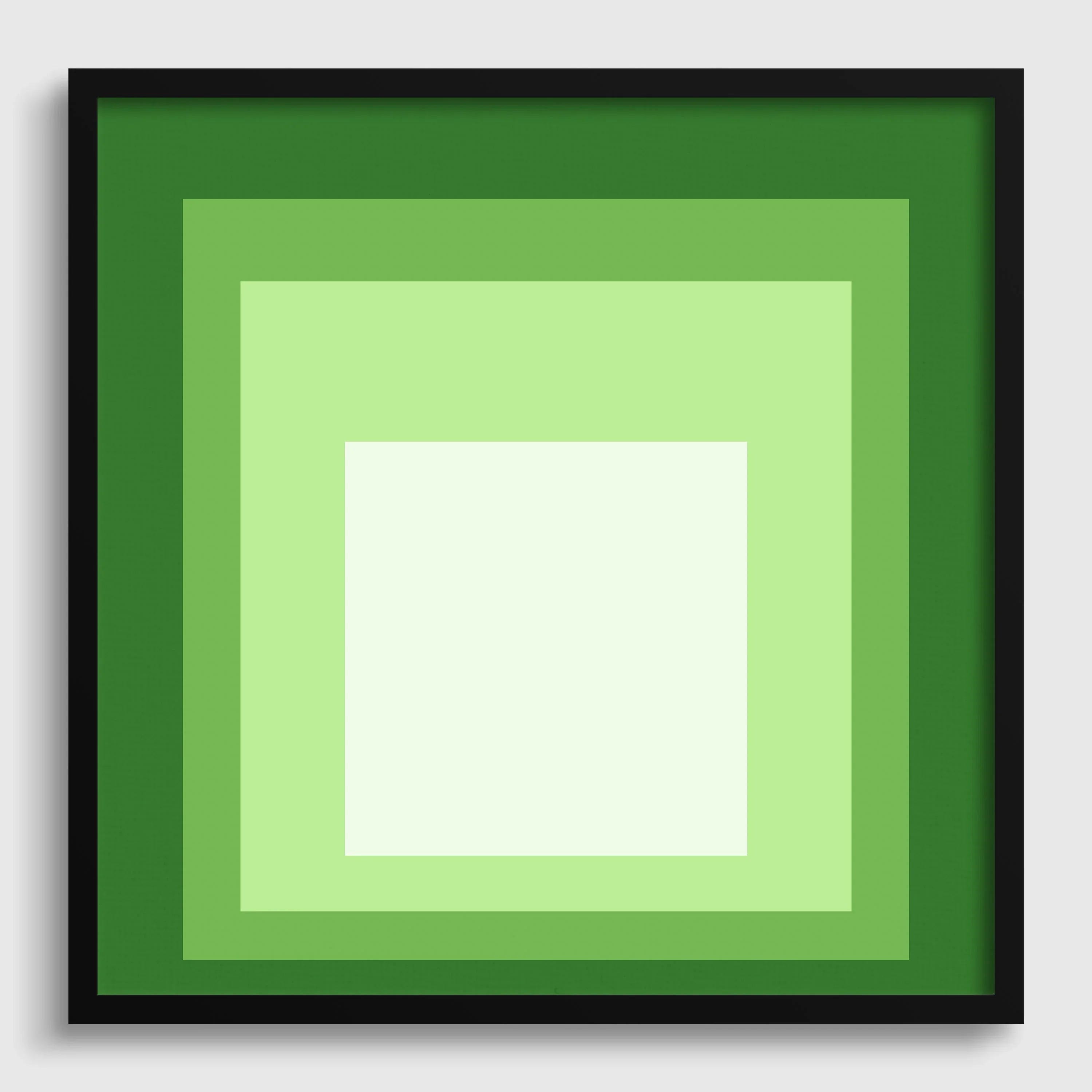 Josef Albers Inspired 'Homage to the Square' Giclee Print: Mid - Century Modern Art - 9ArtPrints