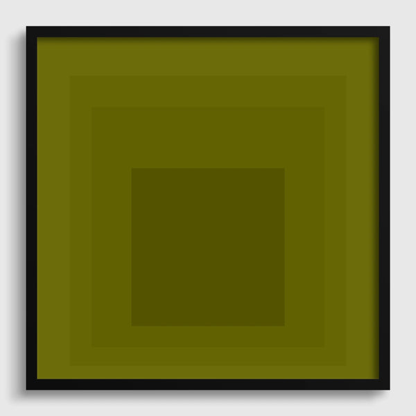 Zeytoun — Homage to the Square | Mid-Century Modern Art Print