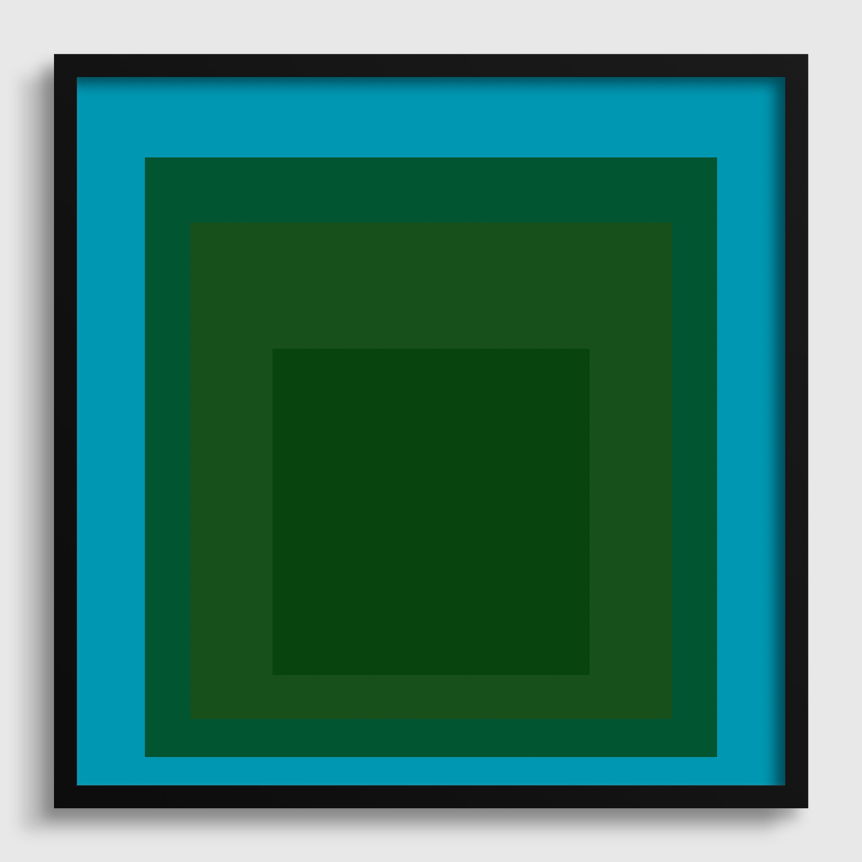 Josef Albers Inspired 'Madagascar' Giclée Print: 'Homage to the Square' Mid - Century Modern Art, Framed Option - 9ArtPrints