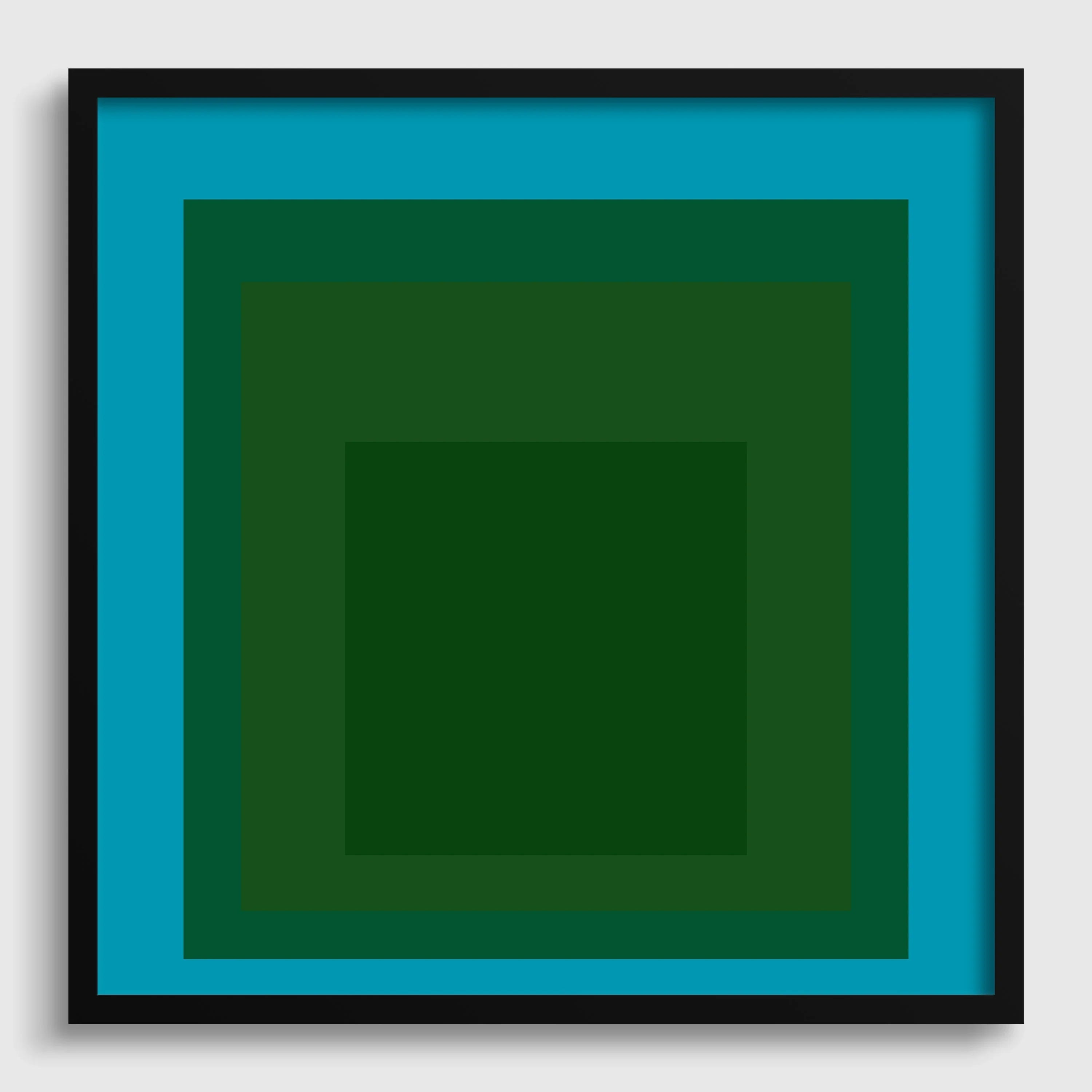 Josef Albers Inspired 'Madagascar' Giclee Print: 'Homage to the Square' Mid - Century Modern Art, Framed Option - 9ArtPrints