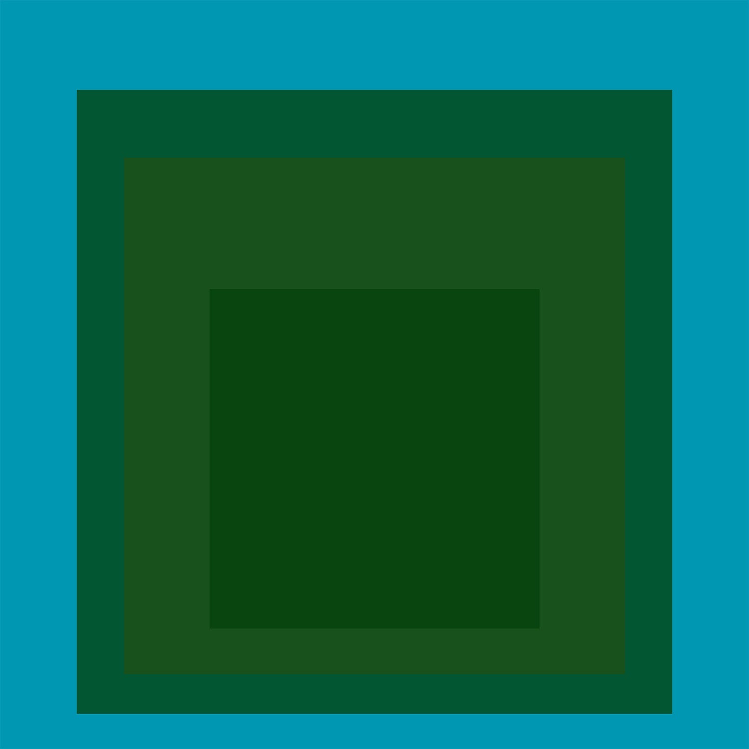 Josef Albers Inspired 'Madagascar' Giclee Print: 'Homage to the Square' Mid - Century Modern Art, Framed Option - 9ArtPrints